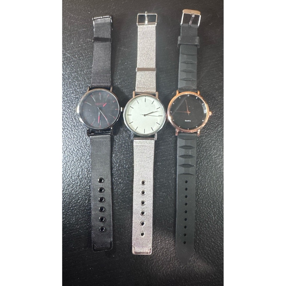 3 Pair Lot Of Watches
